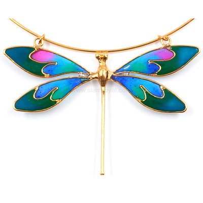 HI Botanic Art Deco Dragonfly -  M2-1 - Necklace