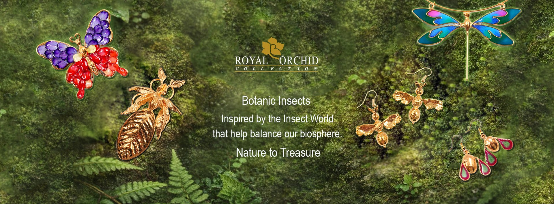 Botanic Insects, Inspired by the Insect World that help balance our biosphere. Nature to Treasure.