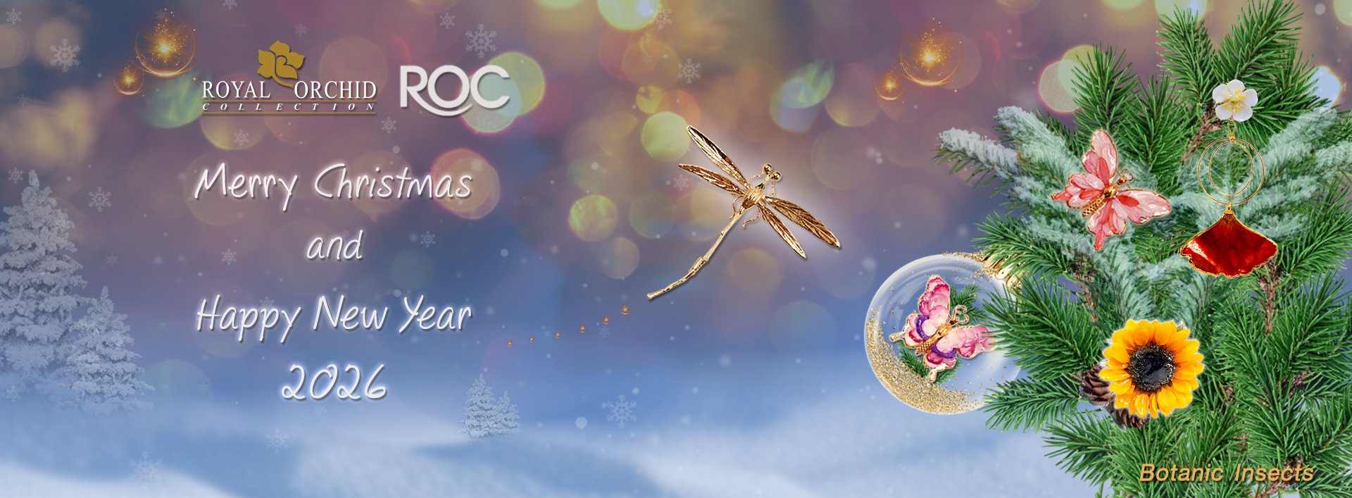 Merry Christmas and Happy New Year 2026 from Siam Royal Orchid Company