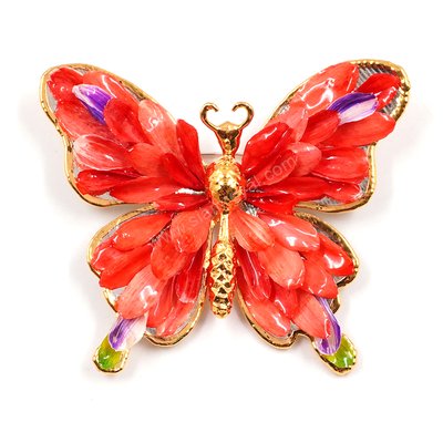 Flower Petal Butterfly Brooch-Pat. #2