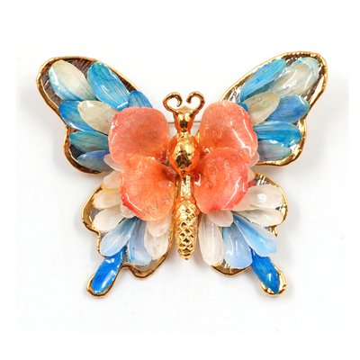 Flower Petal Butterfly Brooch-Pat. #3