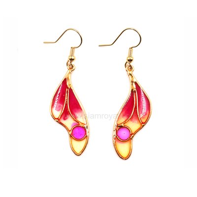 GPWr Art Deco Wings S-1-1 - Earring