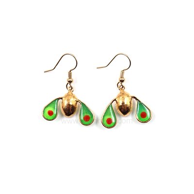HI Botanic Art Deco Coffee Bean S-2-2 - Earring