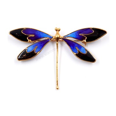 HI Botanic Art Deco Dragonfly M-2-1 - Brooch